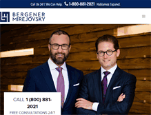 Tablet Screenshot of bergenerlaw.com